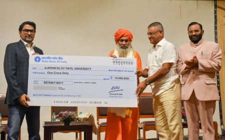 Ramesh Patil Donates INR 1 Cr to ADYPU- Dr. Ajeenkya Pledges Funds for Underprivileged Education