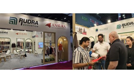 Rudra Ecovation Showcases Anaura at TFI Textile Fair India 2025