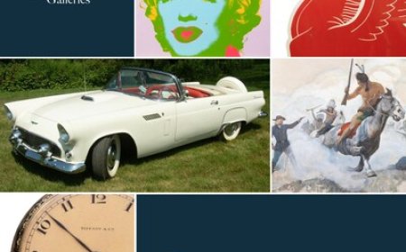 Warhol, Wyeth, and a 1956 Thunderbird Headline Thomaston Place Auction Galleries' Most Valuable Auction Ever -- "Summer Grandeur" August 28-31