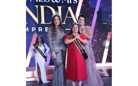 CH V N Padma Sarada Crowned VG Mrs Andhra Pradesh Empress & Mrs Ethnic Diva at VG Miss & Mrs India Beauty Pageant 2025
