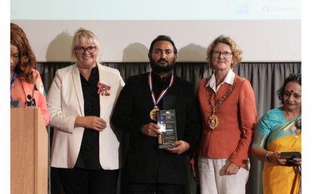 Luv Bhardwaj Honoured with Prestigious Business Excellence and Empowering Visionaries Award at Oxford