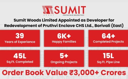 Sumit Woods Limited Appointed as Developer for Redevelopment of Pruthvi Enclave CHS Ltd. Borivali (East)