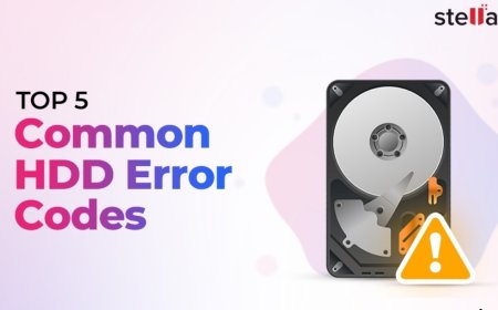 Top 5 Common HDD Error Codes: What They Mean and Why They Shouldn’t Be Ignored
