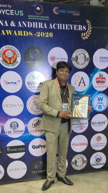 WSIL Director Sridhar Gogula Honoured at the Telangana and Andhra Achievers Awards 2026